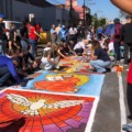 Tapete de Corpus Christi começou a ser confeccionado no início da manhã