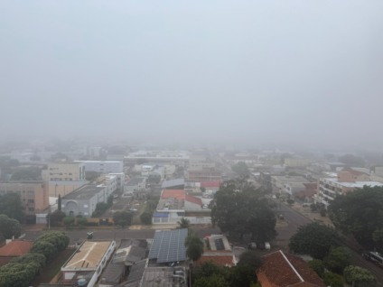 Campo Grande amanheceu com névoa e garoa - Foto: Adriano Hany