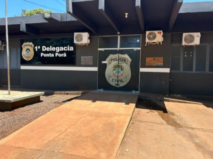 Homem compareceu a Delegacia de Polícia Civil de Ponta Porã - Foto: Reprodução/ PCMS