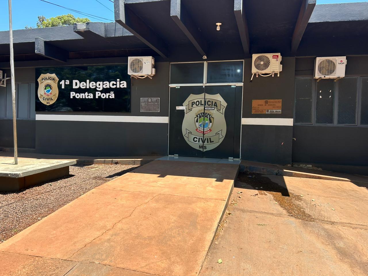 Homem compareceu a Delegacia de Polícia Civil de Ponta Porã - Foto: Reprodução/ PCMS