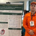 Tenente-médico Rodolfo Xaubet durante o seminário - Foto: Divulgação/CBMMS