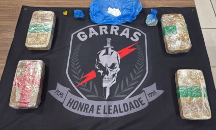 Ao todo, 4kg de cocaína foram apreendidos - Foto: Divulgação/Polícia Civil de MS
