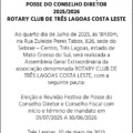Rotary Club de Três Lagoas Costa Leste realiza Assembleia de Eleição e Posse da nova diretoria para o período 2025/2026