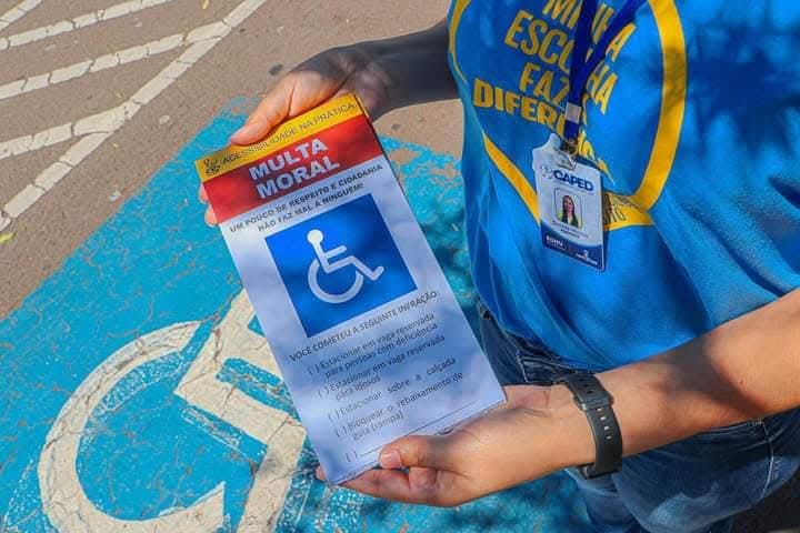 Ação inclui distribuição de materiais informativos e “multa moral” - Foto: Divulgação/Prefeitura de CG