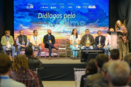 Painel de abertura com representantes de diversas entidades - Foto: Divulgação/Embrapa