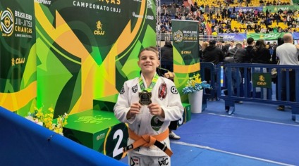 Matheus Nogueira garantiu lugar no pódio em campeonato nacional - Foto: Divulgação/Prefeitura de CG