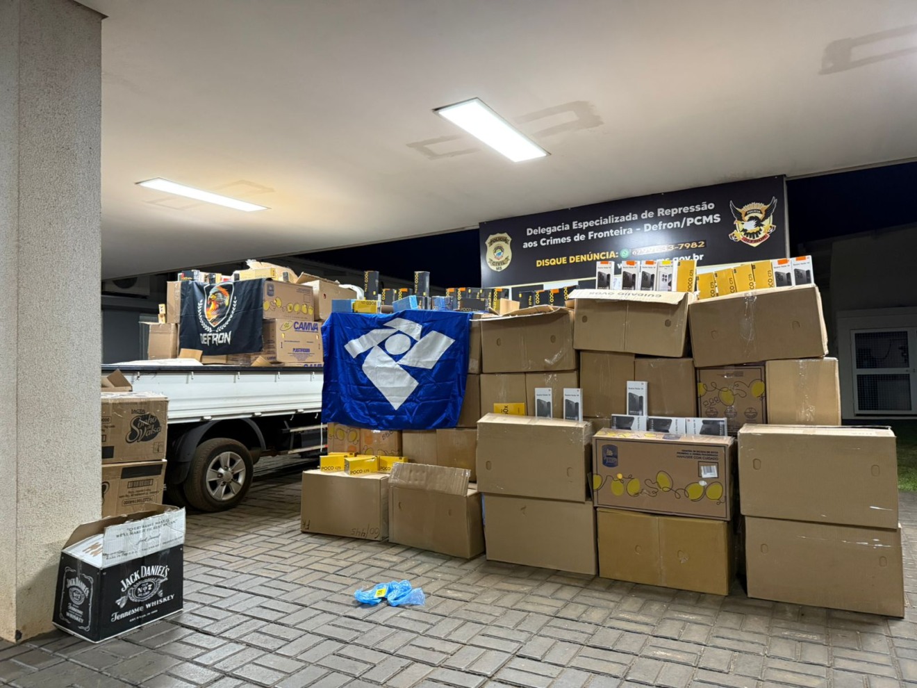 A apreensão representa um prejuízo estimado em R$ 3 milhões ao crime organizado que atua na região de fronteira. (Foto: Divulgação PCMS)