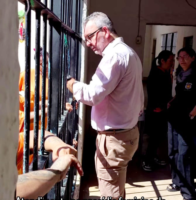Juiz da 2ª Vara de Execução Penal do Interior visita presidios Juiz da 2ª Vara de Execução Penal do Interior visita presidios