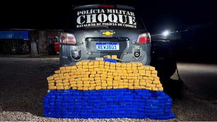 Drogas foram encontradas com apoio de cão farejador em imóvel da Vila Nasser.