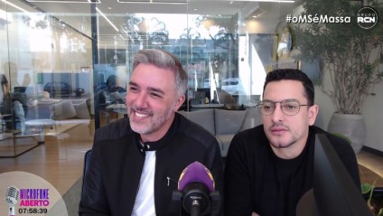 Daniel Mallmann Estigarribia e Rafael Pereira, sócio proprietários do Dono do Espetto / Foto: Rádio Massa FM