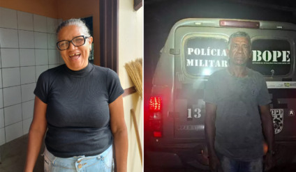 Vítima Eliana Guanes e agressor confesso Lourenço Xavier
