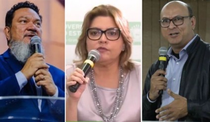Ricardo Senna, Christinne Maymone e Marcos Espíndola integram a comitiva de MS que esteve em Israel - Foto: Reprodução/ Gov MS