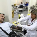 Em alusão ao Dia Mundial do Doador de Sangue, a mobilização chega em um momento crítico, com os estoques da unidade registrando baixa nos tipos O positivo e O negativo.  (Foto: Bruno Rezende)