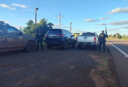 A Hillux SW4 foi constatada o registro de furto na cidade de Cuiabá (MT), no mês passado. (Foto: Divulgação/DOF)
