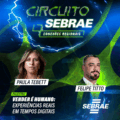 Conexões Regionais: Sebrae leva palestras sobre vendas no digital com Felipe Titto e Paula Tebett para cinco municípios de MS