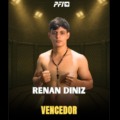 Renan Diniz avança com duas vitórias consecutivas./ Foto: Reprodução/Redes Sociais/PFI