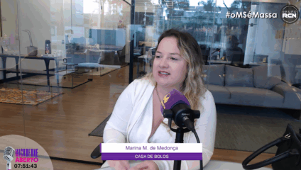 Nossa entrevistada desta quinta-feira é a Marina Marques de Mendonça, proprietária da Casa de Bolos. (Reprodução)