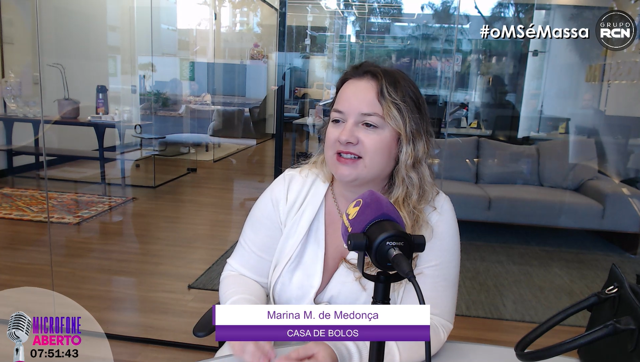 Nossa entrevistada desta quinta-feira é a Marina Marques de Mendonça, proprietária da Casa de Bolos. (Reprodução)