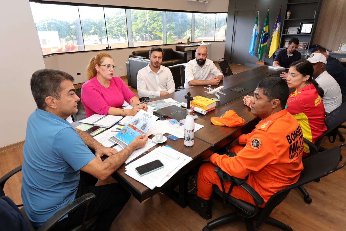 A retomada da Meia Maratona do Fogo foi discutida em reunião realizada nesta quarta-feira (18), no gabinete do prefeito. (Foto A. Frota)