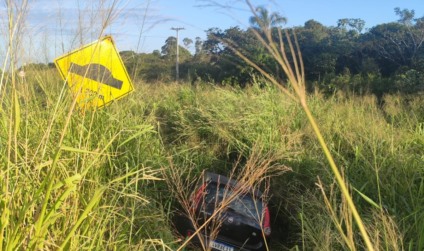 Acidente foi registrado por volta das 16h40 desta terça-feira (3/6) / Foto: Ligado na Notícia/Reprodução