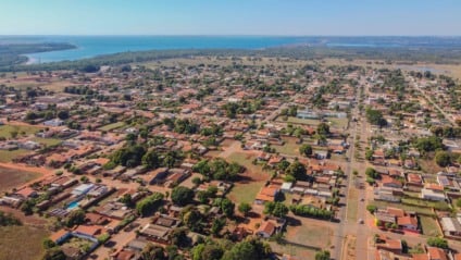 Imagem área da cidade de Selvíria - Foto: Reprodução/Prefeitura de Selvíria