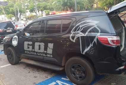 Os policiais encontraram  o agressor ainda na região do crime - Reprodução/PCMS
