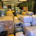 Caminhão transportava cerca de 400 objetos - Foto: Divulgação/ Receita Federal
