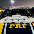Material estava escondido em veículo abordado durante fiscalização - Foto: Divulgação/PRF