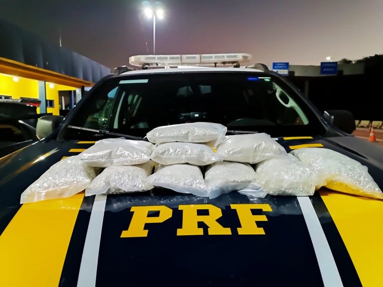 Material estava escondido em veículo abordado durante fiscalização - Foto: Divulgação/PRF