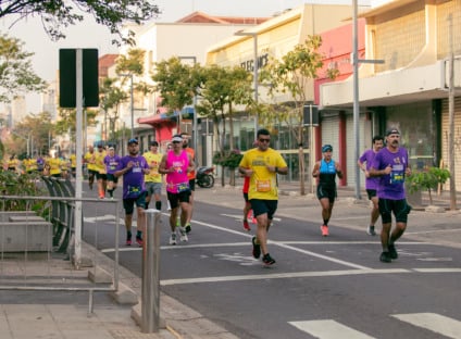 Mapa de interdições para a Maratona de Campo Grande 2025