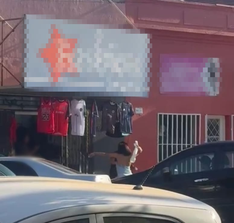 A Polícia Militar foi até o local, mas lojista não quis registrar boletim de ocorrência. Foto: Divulgação/Redes Sociais.