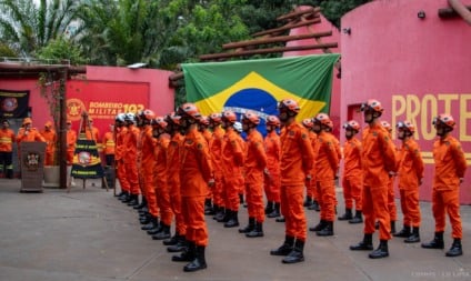 Bombeiros de MS, RJ e BA concluíram curso de 545 horas com foco em incêndios florestais - Foto: Divulgação/Corpo de Bombeiros de MS