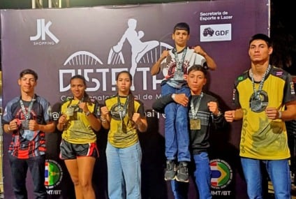 Equipe três-lagoense conquista seis medalhas no campeonato estadual de Muay Thai em Brasília
