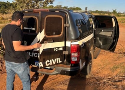Homem foi preso pela Polícia Civil, por meio da Delegacia de Caarapó - Foto: Reprodução/ PCMS