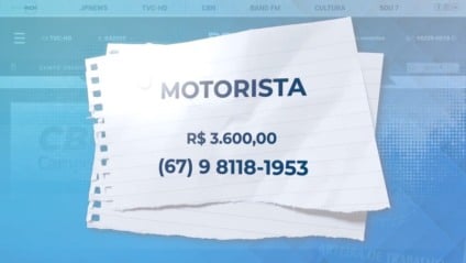 TVC Emprego: confira salários e requisitos para vagas abertas em Três Lagoas
