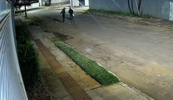 Crime foi filmado por câmeras de segurança - Foto: Reprodução/PCMS