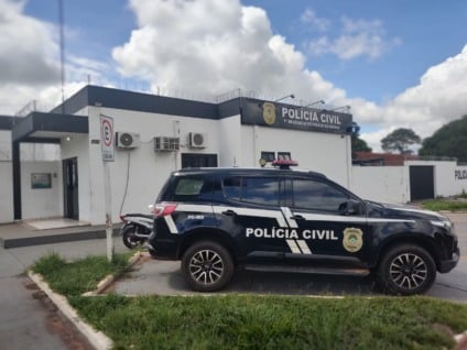 
Um dos suspeitos utilizou dados falsos no aplicativo de transporte para solicitar a corrida. (Foto: Divulgação PCMS)