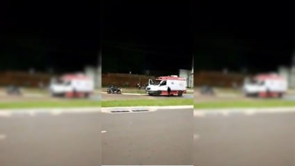 Idoso sofre mal súbito e morre após cair de motocicleta na avenida Custódio Andries