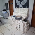 Ao todo, 377kg de cloridrato de cocaína foram apreendidos - Foto: Fernando de Carvalho/Portal RCN67