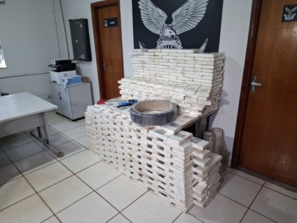 Ao todo, 377kg de cloridrato de cocaína foram apreendidos - Foto: Fernando de Carvalho/Portal RCN67