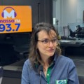 Bruna OlIveira nos estúdios da Massa FM Campo Grande - Foto: Adriano Hany/Portal RCN67