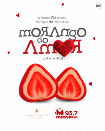 Promoção “Morango do Amor” invade a Massa FM Campo Grande com sabor, música e prêmios deliciosos!