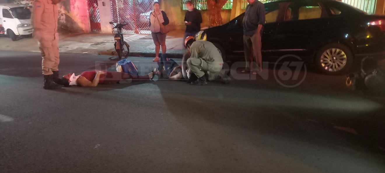 Corpo de Bombeiros Agrntes municipais de trânsito e Polícia Militar atenderam o acidente: Alfredo Neto/RCN67 