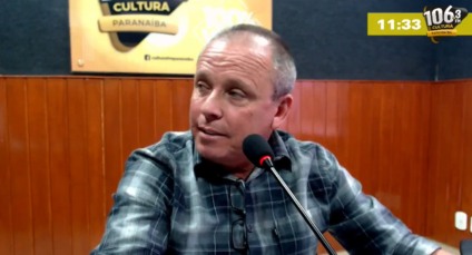 Marcos Carenga em entrevista à Rádio Cultura FM Paranaíba 106.3MHz - Foto/Cultura FM