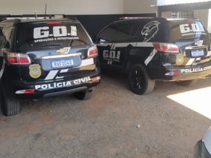 Suspeitos foram localizados nos bairros Jardim Panorama e Vila Albuquerque após investigações - Foto: Divulgação/Polícia Civil de MS