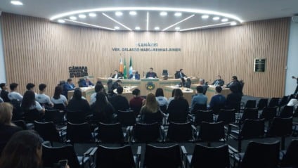 Sessão ordinária da Câmara Municipal de Aparecida do Taboado (Foto: Arquivo/Cultura FM)