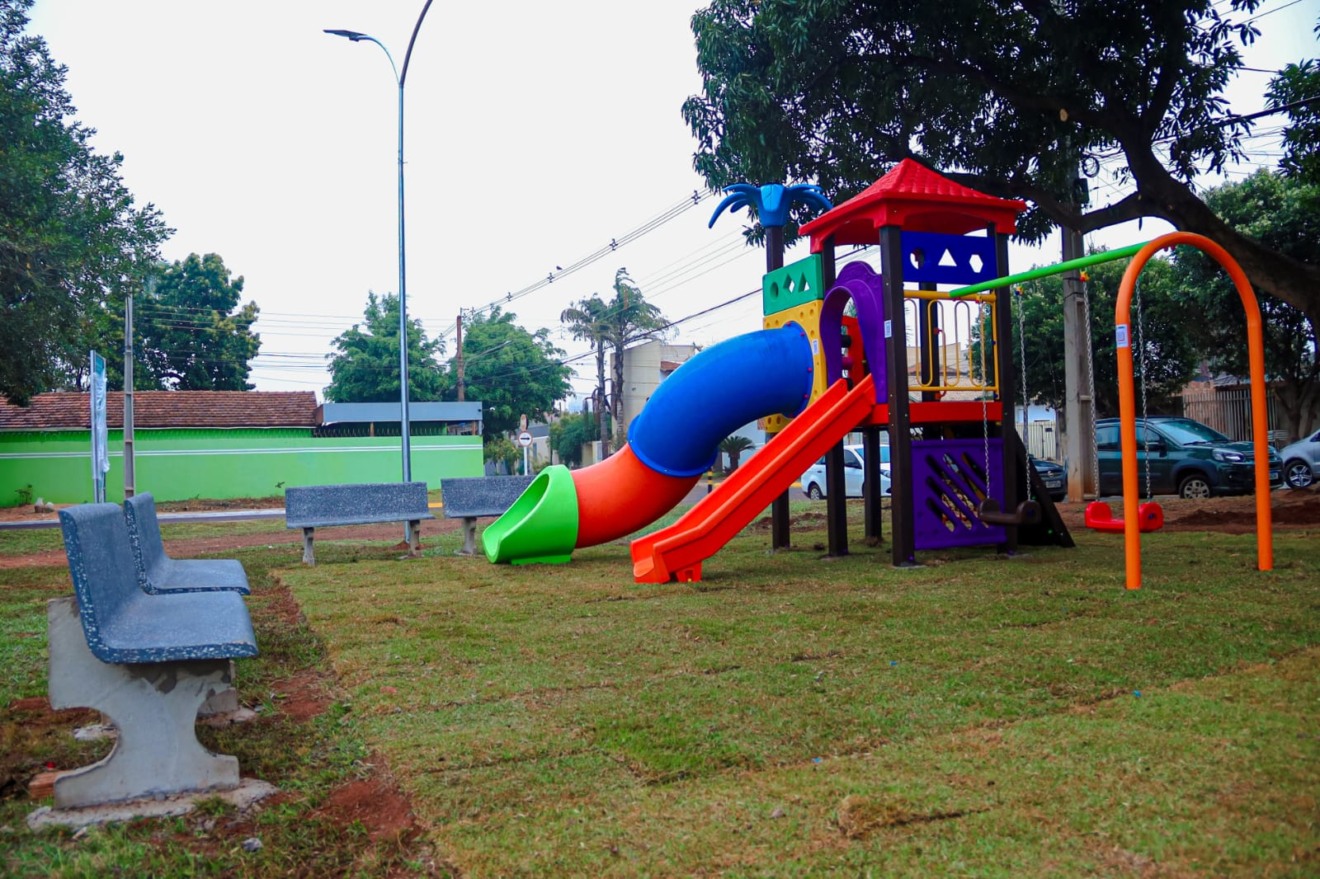 Espaço é o terceiro entregue por meio de parceria que prevê a instalação de 25 estruturas - Foto: Elias Campos/Prefeitura de CG