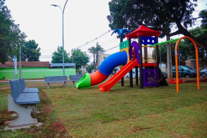 Espaço é o terceiro entregue por meio de parceria que prevê a instalação de 25 estruturas - Foto: Elias Campos/Prefeitura de CG