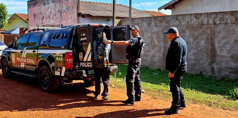 Investigações foram conduzidas pela 1ª Delegacia de Polícia do município, com apoio do Núcleo Regional de Inteligência - Foto: Reprodução/ PCMS