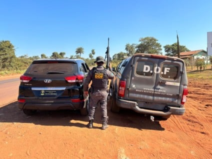 Condutor foi preso ao tentar levar carro até Paranhos - Foto: Divulgação/DOF